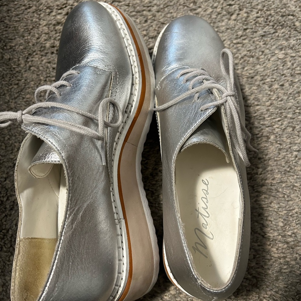 Matisse Veja Platform Derby Shoe Womens Size 10